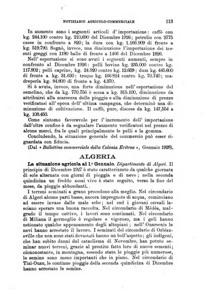 L'agricoltura coloniale organo dell'Istituto agricolo coloniale italiano e dell'Ufficio agrario sperimentale dell'Eritrea