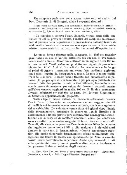 L'agricoltura coloniale organo dell'Istituto agricolo coloniale italiano e dell'Ufficio agrario sperimentale dell'Eritrea