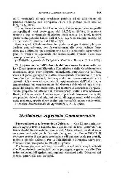 L'agricoltura coloniale organo dell'Istituto agricolo coloniale italiano e dell'Ufficio agrario sperimentale dell'Eritrea