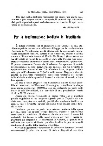 L'agricoltura coloniale organo dell'Istituto agricolo coloniale italiano e dell'Ufficio agrario sperimentale dell'Eritrea