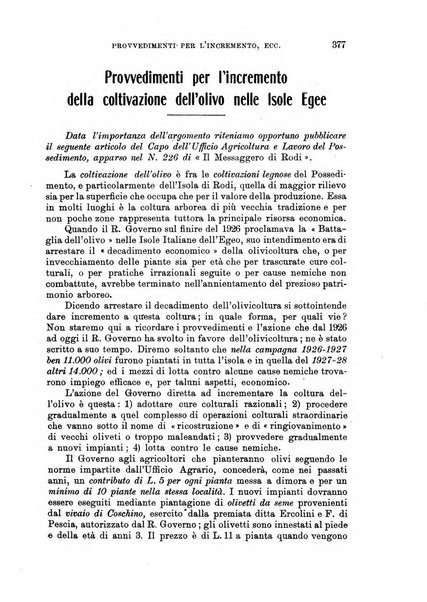 L'agricoltura coloniale organo dell'Istituto agricolo coloniale italiano e dell'Ufficio agrario sperimentale dell'Eritrea