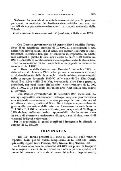 L'agricoltura coloniale organo dell'Istituto agricolo coloniale italiano e dell'Ufficio agrario sperimentale dell'Eritrea