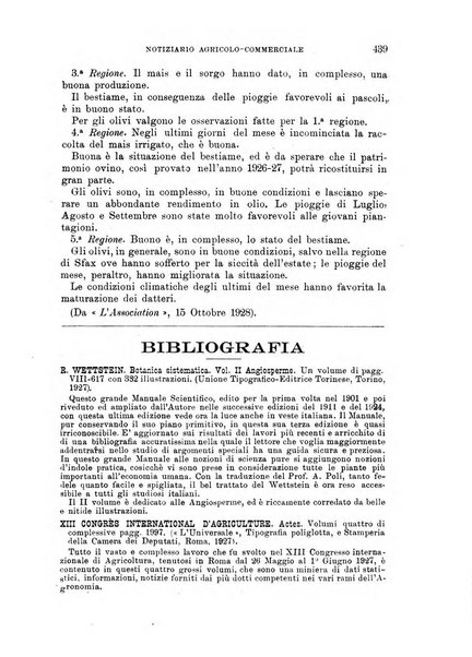 L'agricoltura coloniale organo dell'Istituto agricolo coloniale italiano e dell'Ufficio agrario sperimentale dell'Eritrea