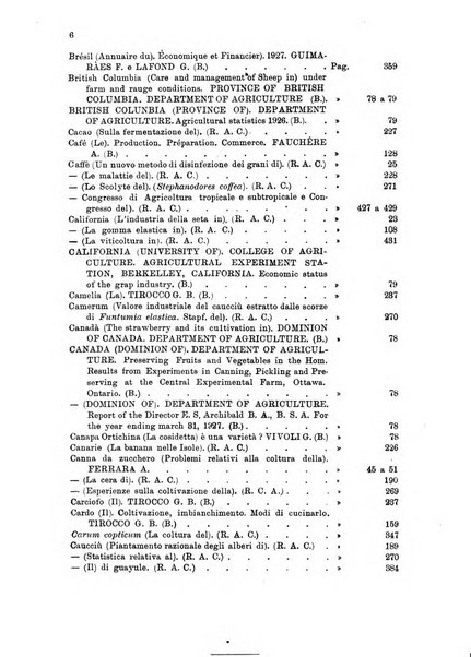 L'agricoltura coloniale organo dell'Istituto agricolo coloniale italiano e dell'Ufficio agrario sperimentale dell'Eritrea