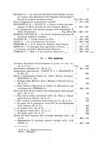 L'agricoltura coloniale organo dell'Istituto agricolo coloniale italiano e dell'Ufficio agrario sperimentale dell'Eritrea