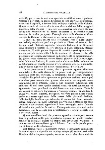 L'agricoltura coloniale organo dell'Istituto agricolo coloniale italiano e dell'Ufficio agrario sperimentale dell'Eritrea