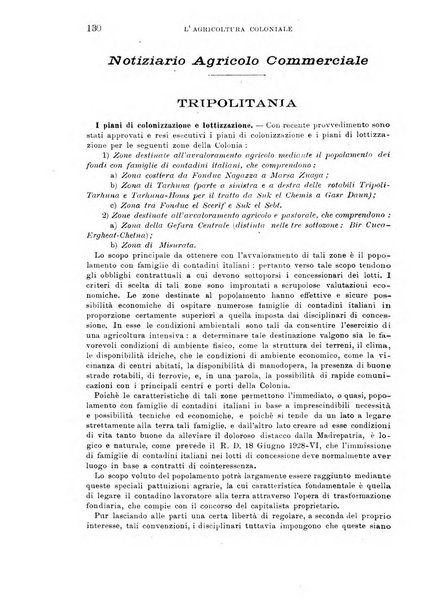 L'agricoltura coloniale organo dell'Istituto agricolo coloniale italiano e dell'Ufficio agrario sperimentale dell'Eritrea