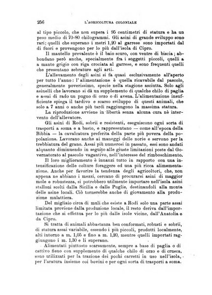 L'agricoltura coloniale organo dell'Istituto agricolo coloniale italiano e dell'Ufficio agrario sperimentale dell'Eritrea