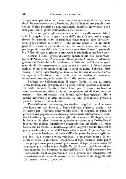 L'agricoltura coloniale organo dell'Istituto agricolo coloniale italiano e dell'Ufficio agrario sperimentale dell'Eritrea