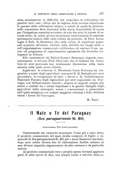 L'agricoltura coloniale organo dell'Istituto agricolo coloniale italiano e dell'Ufficio agrario sperimentale dell'Eritrea