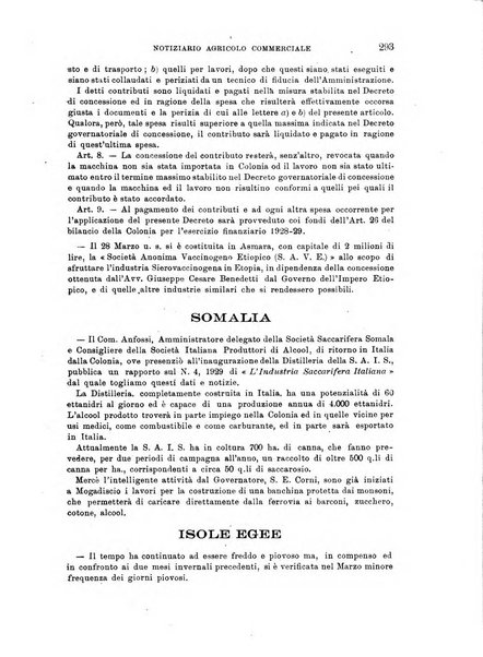 L'agricoltura coloniale organo dell'Istituto agricolo coloniale italiano e dell'Ufficio agrario sperimentale dell'Eritrea