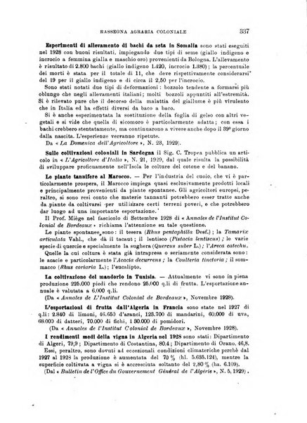 L'agricoltura coloniale organo dell'Istituto agricolo coloniale italiano e dell'Ufficio agrario sperimentale dell'Eritrea