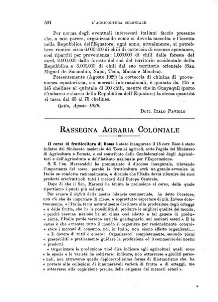 L'agricoltura coloniale organo dell'Istituto agricolo coloniale italiano e dell'Ufficio agrario sperimentale dell'Eritrea