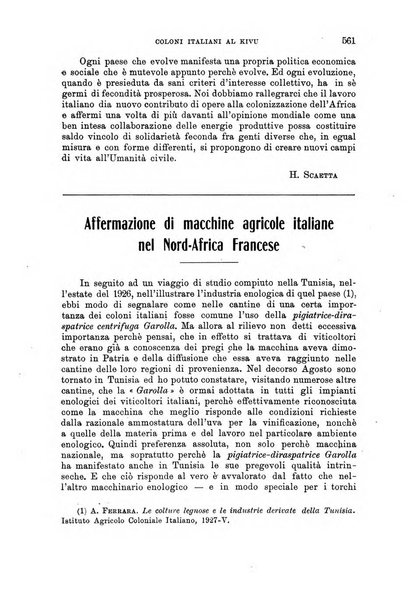 L'agricoltura coloniale organo dell'Istituto agricolo coloniale italiano e dell'Ufficio agrario sperimentale dell'Eritrea