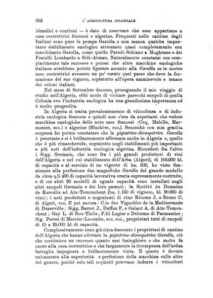 L'agricoltura coloniale organo dell'Istituto agricolo coloniale italiano e dell'Ufficio agrario sperimentale dell'Eritrea