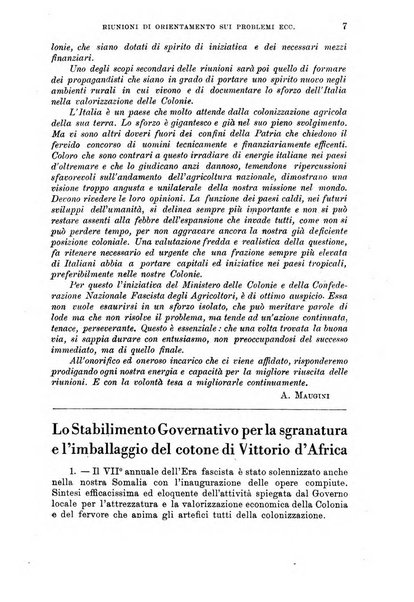 L'agricoltura coloniale organo dell'Istituto agricolo coloniale italiano e dell'Ufficio agrario sperimentale dell'Eritrea