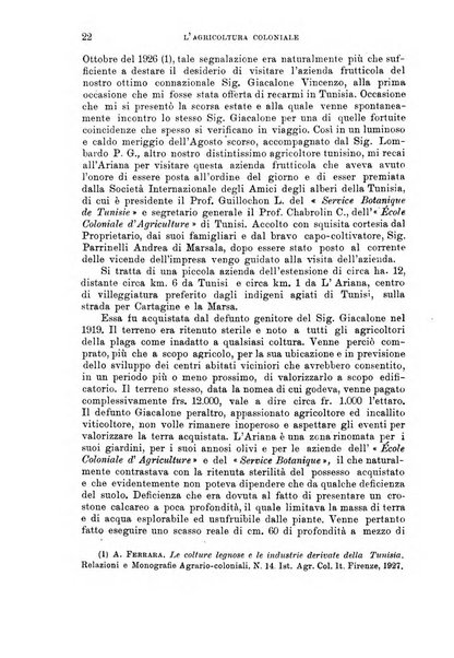 L'agricoltura coloniale organo dell'Istituto agricolo coloniale italiano e dell'Ufficio agrario sperimentale dell'Eritrea