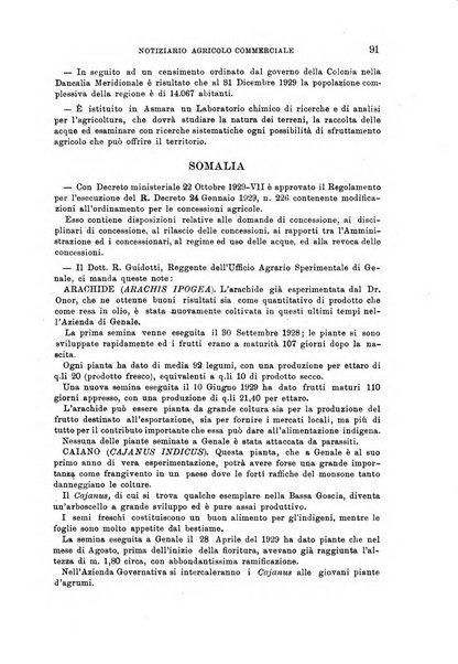 L'agricoltura coloniale organo dell'Istituto agricolo coloniale italiano e dell'Ufficio agrario sperimentale dell'Eritrea