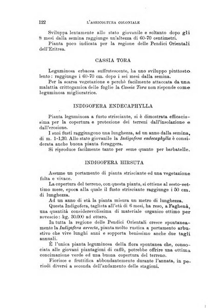 L'agricoltura coloniale organo dell'Istituto agricolo coloniale italiano e dell'Ufficio agrario sperimentale dell'Eritrea