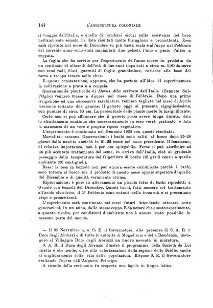 L'agricoltura coloniale organo dell'Istituto agricolo coloniale italiano e dell'Ufficio agrario sperimentale dell'Eritrea