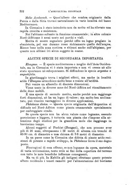 L'agricoltura coloniale organo dell'Istituto agricolo coloniale italiano e dell'Ufficio agrario sperimentale dell'Eritrea