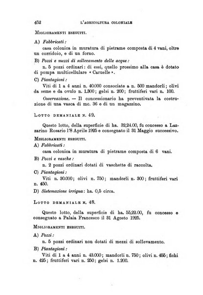 L'agricoltura coloniale organo dell'Istituto agricolo coloniale italiano e dell'Ufficio agrario sperimentale dell'Eritrea