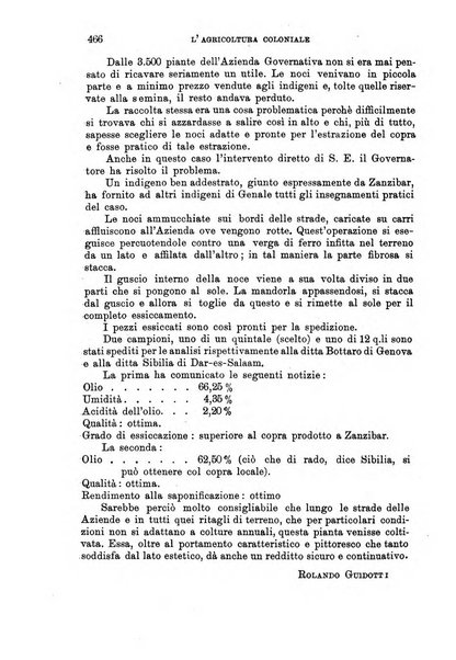 L'agricoltura coloniale organo dell'Istituto agricolo coloniale italiano e dell'Ufficio agrario sperimentale dell'Eritrea