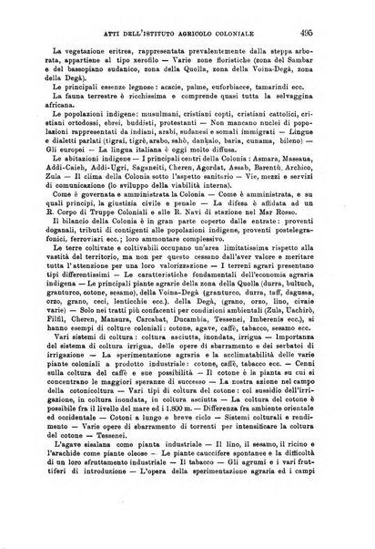 L'agricoltura coloniale organo dell'Istituto agricolo coloniale italiano e dell'Ufficio agrario sperimentale dell'Eritrea