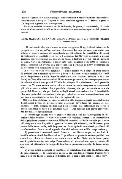 L'agricoltura coloniale organo dell'Istituto agricolo coloniale italiano e dell'Ufficio agrario sperimentale dell'Eritrea