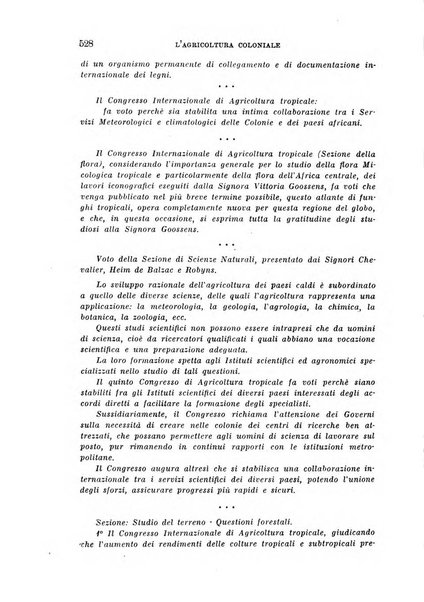 L'agricoltura coloniale organo dell'Istituto agricolo coloniale italiano e dell'Ufficio agrario sperimentale dell'Eritrea