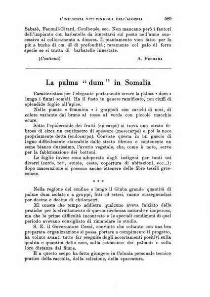 L'agricoltura coloniale organo dell'Istituto agricolo coloniale italiano e dell'Ufficio agrario sperimentale dell'Eritrea