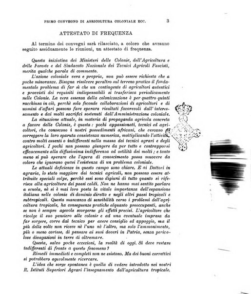 L'agricoltura coloniale organo dell'Istituto agricolo coloniale italiano e dell'Ufficio agrario sperimentale dell'Eritrea