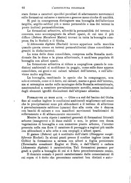 L'agricoltura coloniale organo dell'Istituto agricolo coloniale italiano e dell'Ufficio agrario sperimentale dell'Eritrea