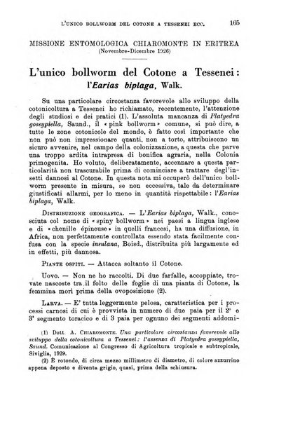 L'agricoltura coloniale organo dell'Istituto agricolo coloniale italiano e dell'Ufficio agrario sperimentale dell'Eritrea