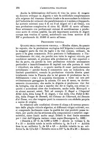 L'agricoltura coloniale organo dell'Istituto agricolo coloniale italiano e dell'Ufficio agrario sperimentale dell'Eritrea