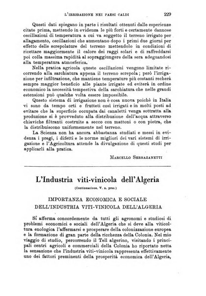 L'agricoltura coloniale organo dell'Istituto agricolo coloniale italiano e dell'Ufficio agrario sperimentale dell'Eritrea