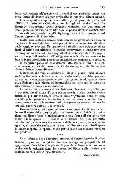 L'agricoltura coloniale organo dell'Istituto agricolo coloniale italiano e dell'Ufficio agrario sperimentale dell'Eritrea