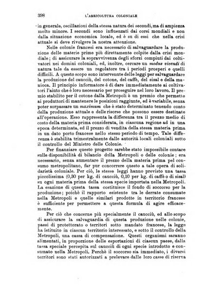 L'agricoltura coloniale organo dell'Istituto agricolo coloniale italiano e dell'Ufficio agrario sperimentale dell'Eritrea