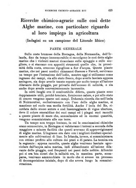 L'agricoltura coloniale organo dell'Istituto agricolo coloniale italiano e dell'Ufficio agrario sperimentale dell'Eritrea