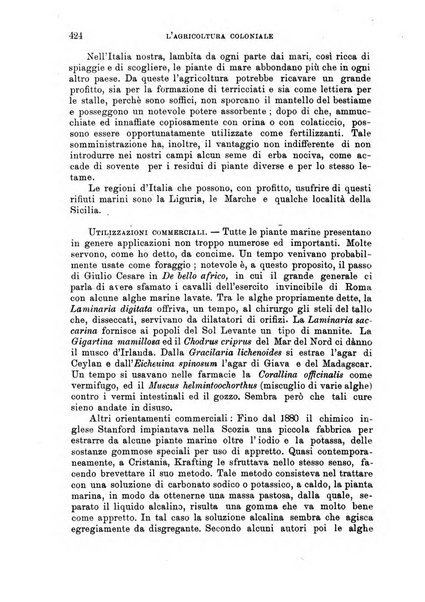 L'agricoltura coloniale organo dell'Istituto agricolo coloniale italiano e dell'Ufficio agrario sperimentale dell'Eritrea