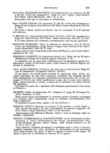 L'agricoltura coloniale organo dell'Istituto agricolo coloniale italiano e dell'Ufficio agrario sperimentale dell'Eritrea