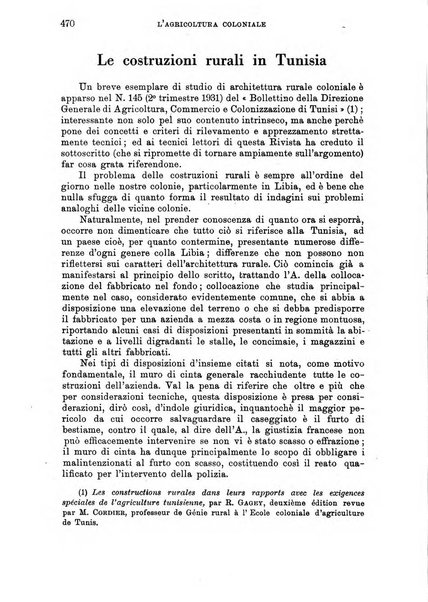 L'agricoltura coloniale organo dell'Istituto agricolo coloniale italiano e dell'Ufficio agrario sperimentale dell'Eritrea