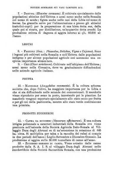 L'agricoltura coloniale organo dell'Istituto agricolo coloniale italiano e dell'Ufficio agrario sperimentale dell'Eritrea