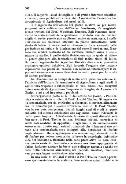 L'agricoltura coloniale organo dell'Istituto agricolo coloniale italiano e dell'Ufficio agrario sperimentale dell'Eritrea