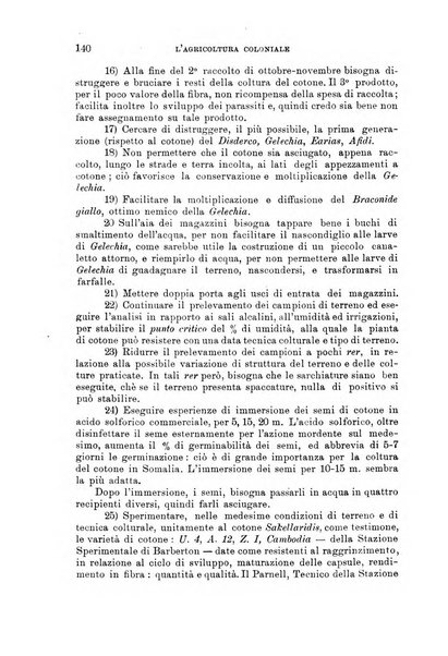 L'agricoltura coloniale organo dell'Istituto agricolo coloniale italiano e dell'Ufficio agrario sperimentale dell'Eritrea