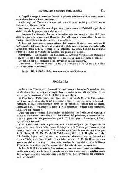 L'agricoltura coloniale organo dell'Istituto agricolo coloniale italiano e dell'Ufficio agrario sperimentale dell'Eritrea