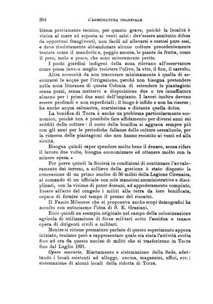 L'agricoltura coloniale organo dell'Istituto agricolo coloniale italiano e dell'Ufficio agrario sperimentale dell'Eritrea