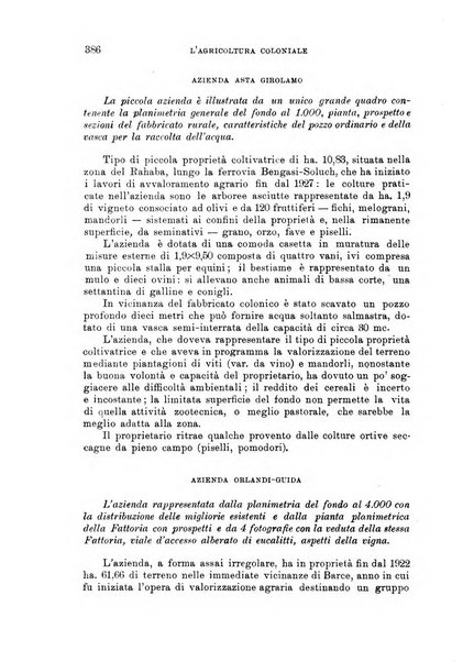 L'agricoltura coloniale organo dell'Istituto agricolo coloniale italiano e dell'Ufficio agrario sperimentale dell'Eritrea