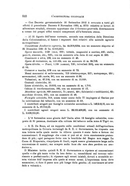 L'agricoltura coloniale organo dell'Istituto agricolo coloniale italiano e dell'Ufficio agrario sperimentale dell'Eritrea