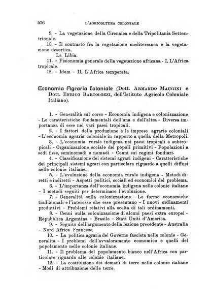 L'agricoltura coloniale organo dell'Istituto agricolo coloniale italiano e dell'Ufficio agrario sperimentale dell'Eritrea